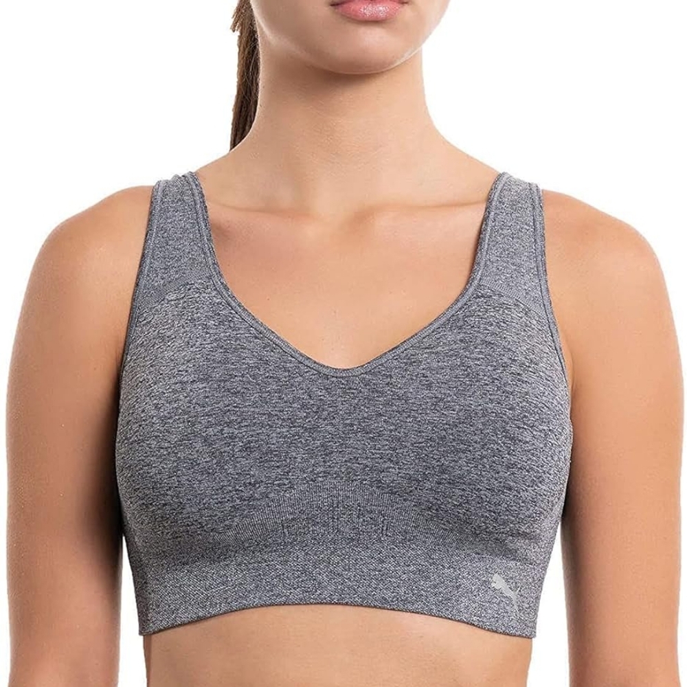 Grey Puma Sports Bra